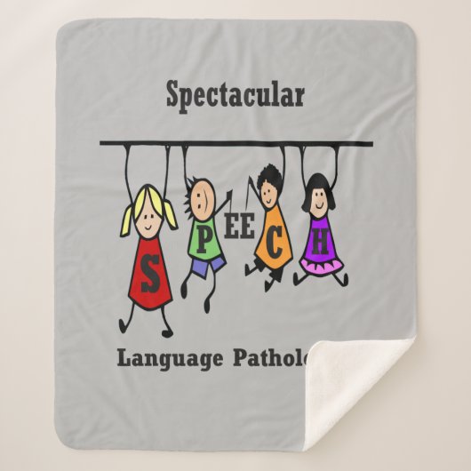 Spektakuläre Sprache mit Kindern Sherpadecke (Vorderseite)