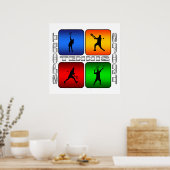 Spektakuläre Tennis (männlich) Poster (Küche)