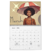 Spektakuläre und wunderschöne Wasserfarbenwelt Kalender (Mär 2026)