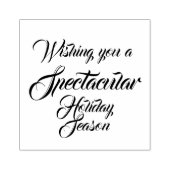 Spektakuläre Urlaubssaison Briefmarke Holzart Gummistempel (Prägung)