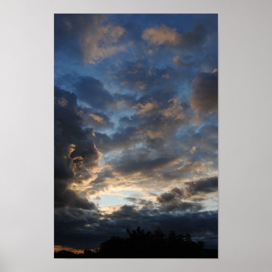 Spektakuläre Wolken in Sky 2 Poster (Vorne)