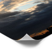 Spektakuläre Wolken in Sky 2 Poster (Ecke)