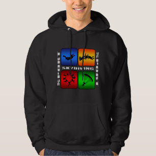 Spektakulärer Fallschirmsprung Hoodie