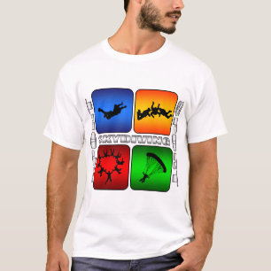 Spektakulärer Fallschirmsprung T-Shirt