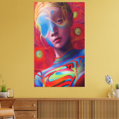 Spektakulärer Gal Cyberpunk Leinwanddruck (Insitu (Wohnzimmer))