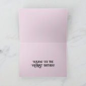 Spektakulärer Grand Canyon Natur Birthday Wish Karte (Innenseite)