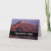 Spektakulärer Grand Canyon Natur Birthday Wish Karte (Vorderseite)