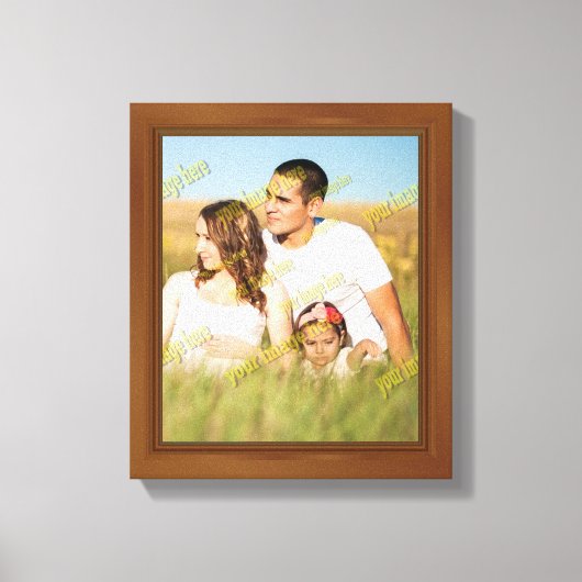 Spektakulärer Holzrahmen Schöne Phantastische Leer Leinwanddruck (Vorderseite)