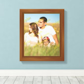 Spektakulärer Holzrahmen Schöne Phantastische Leer Leinwanddruck (Insitu (Holzboden))