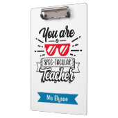 Spektakulärer Lehrer Funny Pub Clipboards Klemmbrett (Links)