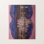 Spektakulärer Mono-See im Schatten Puzzle (Vertikal)