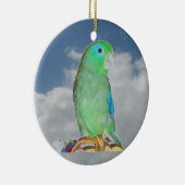 Spektakulärer Parrotlet Keramik Ornament (Rechts)