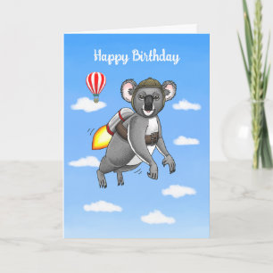 Spektakulärer Rocket Koala Karte
