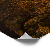 Spektakulärer Santa Fe Sonnenuntergang: High Wüste Poster (Ecke)