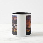Spektakulärer Sonnenaufgang auf Joshua Tree Nation Tasse (Zentrum)