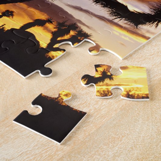 Spektakulärer Sonnenaufgang im Joshua-Tree-Nationa Puzzle (Seite)