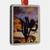 Spektakulärer Sonnenaufgang im Joshua-Tree-Nationa Silbernes Ornament (Rechts)