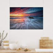Spektakulärer Sonnenuntergang | Stone Beach, El Poster (Küche)