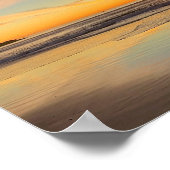 Spektakulärer Sonnenuntergang - Venice Beach, CA Poster (Ecke)