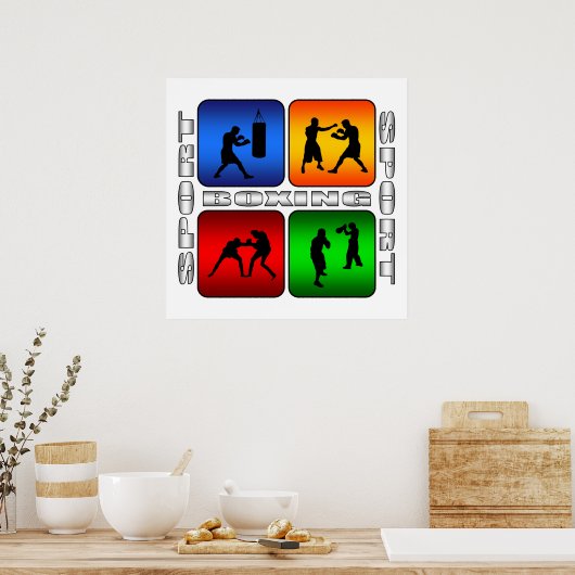Spektakuläres Boxing Poster (Küche)