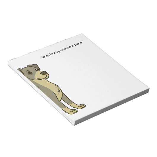 Spektakuläres Dane-Notizblock Notizblock (angewinkelt)