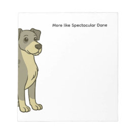 Spektakuläres Dane-Notizblock Notizblock