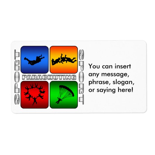 Spektakuläres Fallschirmspringen (Vorne)