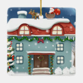 Spektakuläres Ferienhaus Keramikornament (Rückseite)