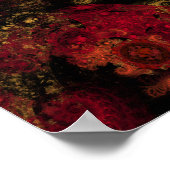 Spektakuläres Fraktal Poster (Ecke)