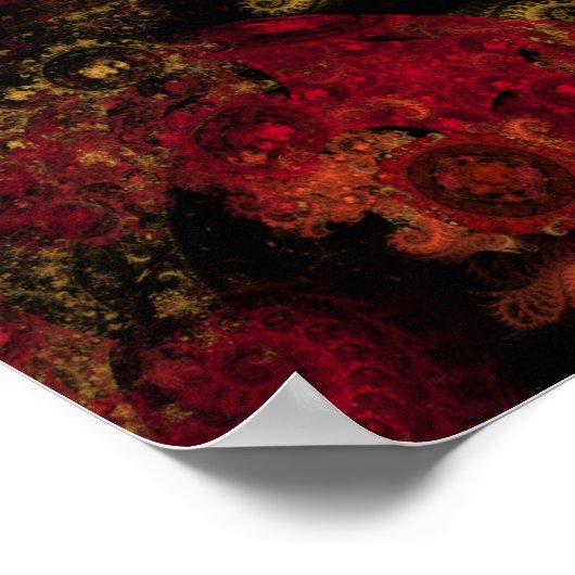 Spektakuläres Fraktal Poster (Ecke)