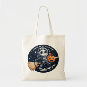Spektakuläres Halloween mit einem Bambus Broom Pan Tragetasche