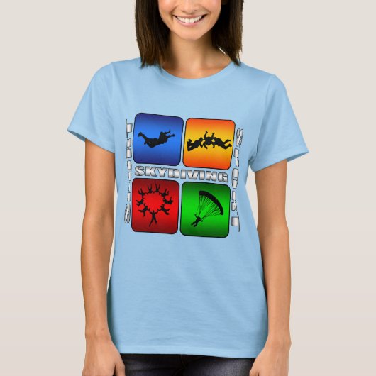 Spektakuläres Skydiving T-Shirt (Vorderseite)