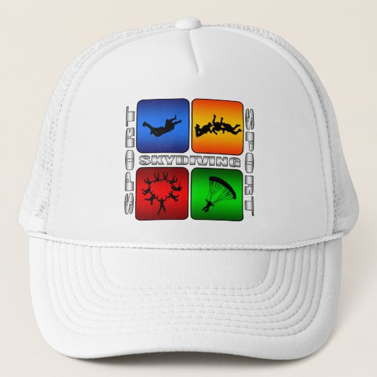 Spektakuläres Skydiving Truckerkappe (Vorderseite)