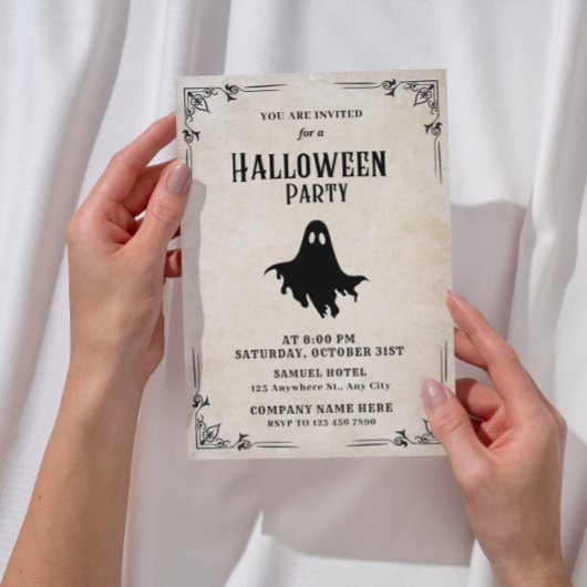Spekter Classic Small Business Party Halloween Einladung