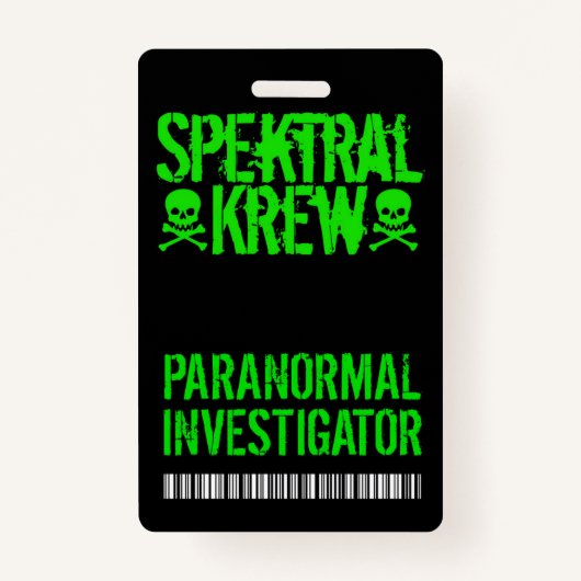 Spektral Krew Lanyard Ausweis (Vorderseite)
