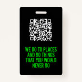 Spektral Krew Lanyard Ausweis (Rückseite)