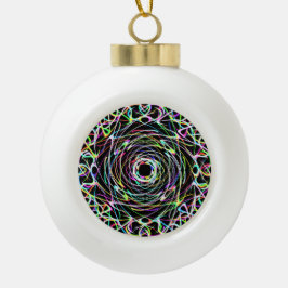 Spektraldiamant sechs keramik Kugel-Ornament