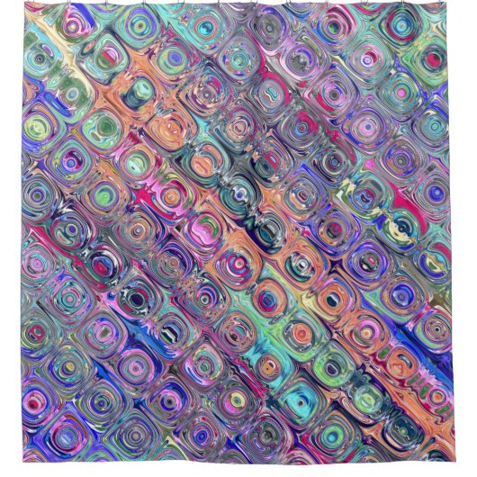 Spektrale Glasperlen Duschvorhang (Vorderseite)