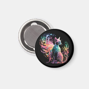 Spektrale, holografische Katze: Ein Prisma der Ele Magnet