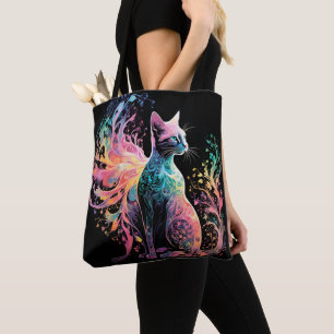 Spektrale, holografische Katze: Ein Prisma der Ele Tasche