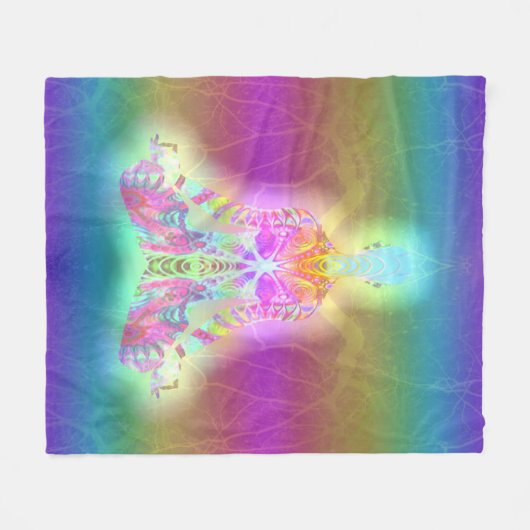 Spektralenergie Fleecedecke (Vorderseite (Horizontal))