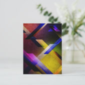 Spektrales Design Postkarte (Stehend Vorderseite)