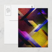Spektrales Design Postkarte (Vorne/Hinten)