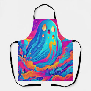 Spektralgeister Halloween Art Schürze