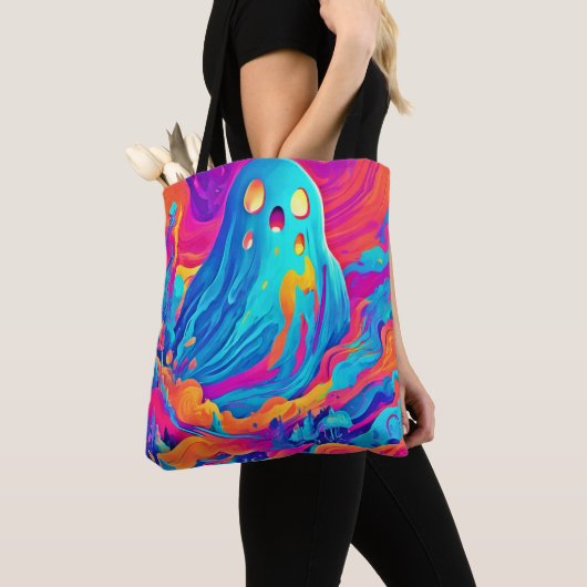 Spektralgeister Halloween Art Tasche (Von Nahem)