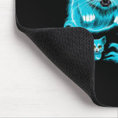 Spektralkatzen Halloween Funny Flying Ghost-T-Shir Mousepad (Ecke)