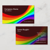 Spektralkurve II - Dunkelbraun 330000 Visitenkarte (Vorne/Hinten)