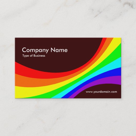 Spektralkurve II - Dunkelbraun 330000 Visitenkarte (Vorderseite)