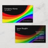 Spektralkurve II - Schwarz Visitenkarte (Vorne/Hinten)