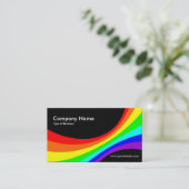 Spektralkurve II - Schwarz Visitenkarte (Stehend Vorderseite)